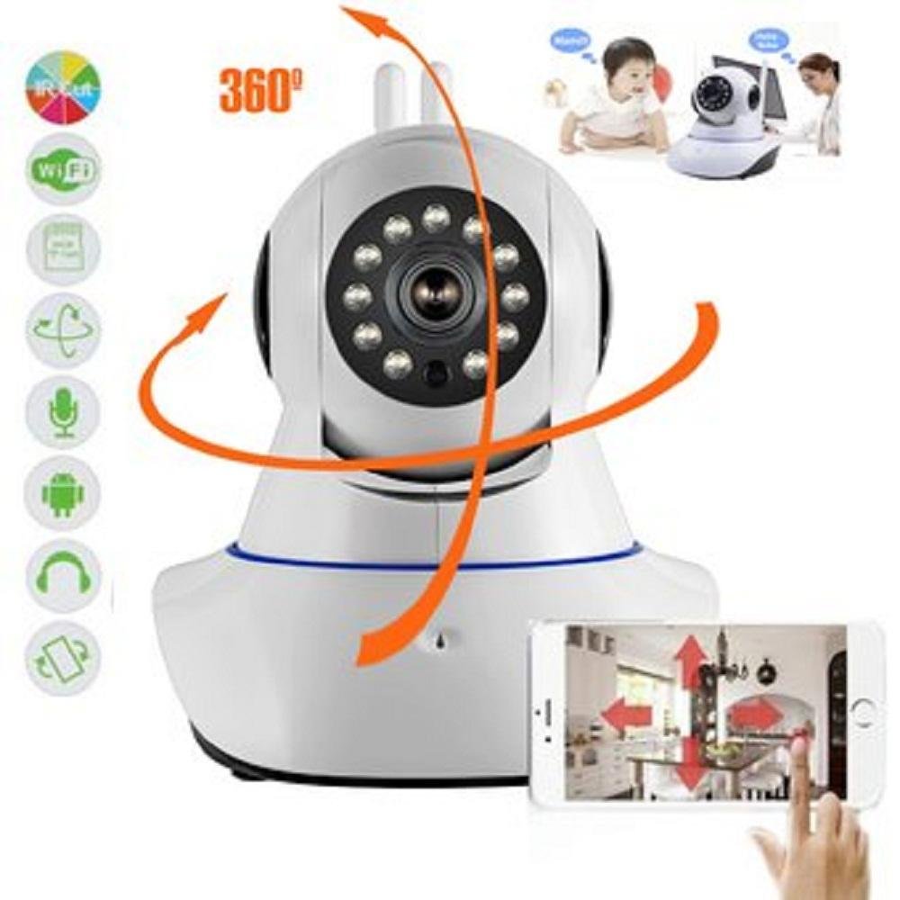 Camara-De-Seguridad-WiFi-Robotica-Macro-Video-Blanco.jpg Camara De Seguridad WiFi Robotica Macro Video Blanco - Image 1