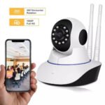 Camara de Seguridad IP WIFI 1080 3 Antenas