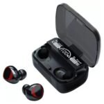 Audífonos In Ear Inalámbricos Bluetooth M10 Negro Color De La Luz Blanco - Image 2