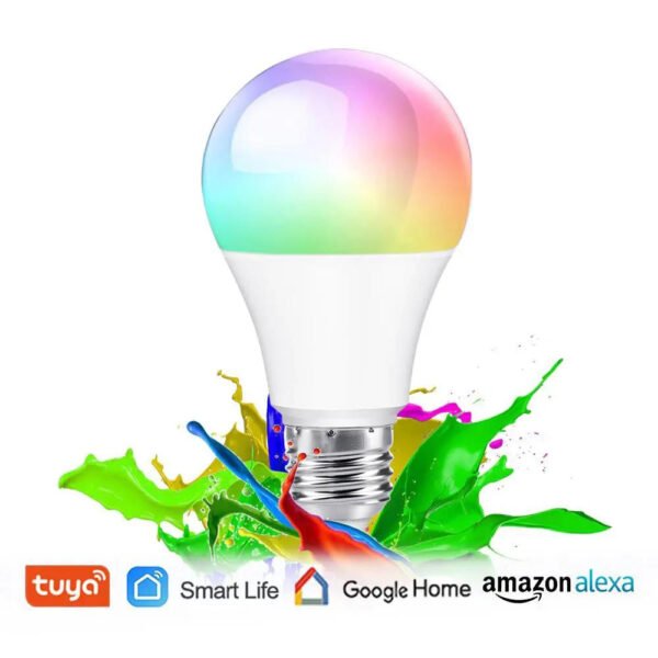 Bombillo Rgb Led Inteligente Alexa 9W Google Home Tuya