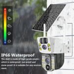 Camara De Seguridad Con Panel Solar Sim 4G Wifi Lente Dual - Image 2