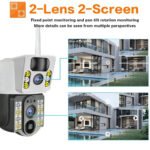 Camara De Seguridad Con Panel Solar Sim 4G Wifi Lente Dual - Image 3