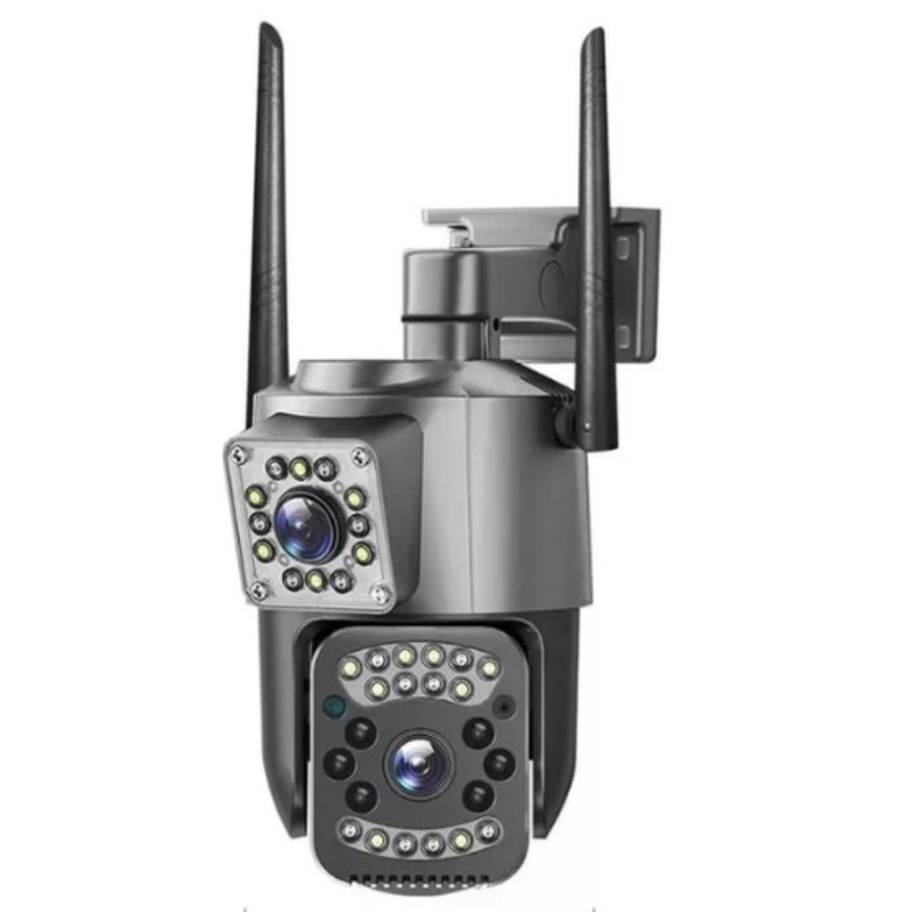 camara-de-seguridad-doble-lente-pequena-4mp-con-wifi-color-gris.jpg Cámara De Seguridad Doble Lente Pequeña 4Mp Con Wifi Color Gris - Image 1