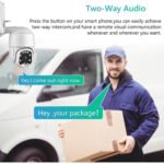 Cámara De Seguridad Inalámbrica Wifi Ptz 1080P Para Exterior - Image 3
