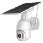 Cámara De Seguridad Inteligente Ip Wifi Exteriores Carga Solar 1080P Ptz