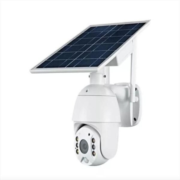 Cámara De Seguridad Ip Robótica Exterior Wifi Panel Solar Sistemas Monitoreo