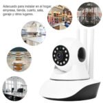 Cámara De Seguridad Ip Wifi 1080P Robotica 360° 3 Antenas Yoosee - Image 3