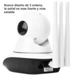 Camara De Seguridad Robotica Ip Full Hd Wifi Vigilancia 3 Antenas - Image 2