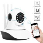 Camara De Seguridad Robotica Ip Full Hd Wifi Vigilancia 3 Antenas