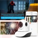 Camara De Seguridad Robotica Ip Full Hd Wifi Vigilancia 3 Antenas - Image 3