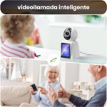 Camara De Seguridad Wifi Video Llamada Con Pantalla Aplicación Icsee - Image 3