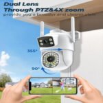 Camara Ip Exterior Doble Lente App 390Eye Pantalla Dual Seguimiento - Image 2