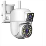Camara Ip Exterior Doble Lente App 390Eye Pantalla Dual Seguimiento