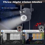 Camara Ip Exterior Doble Lente App 390Eye Pantalla Dual Seguimiento - Image 3