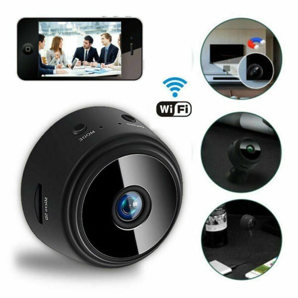 Camara Mini Espía Ip Wifi Monitoreo En Tiempo Real 24/7 Micrófono