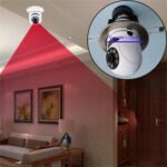 Cámara Robotica Ip Tipo Bombillo Wifi 360º Panoramica Nocturna - Image 3