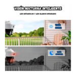 Camara Wifi Doble Lente Ptz Panel Solar Resistente Al Agua Negro - Image 2