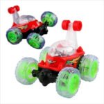 Carro Loco Recargable Control Remoto Acrobacias 360 Juguete Rojo