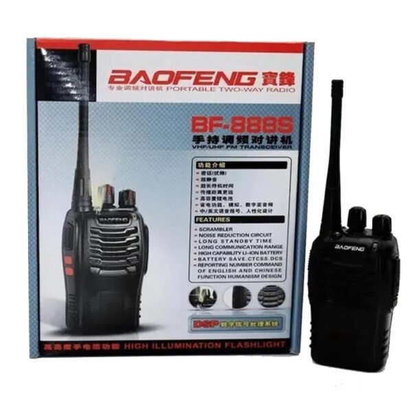 Combo 2 Radios Comunicacion Baofeng Bf 888S Negros