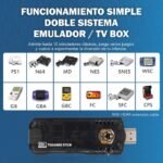 Emulador De Juegos Y Android Tv 2 En 1 Game Box 8K Inalambrico - Image 3