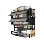 Escurridor Organizador 85Cm Doble Con Tapa No Generico
