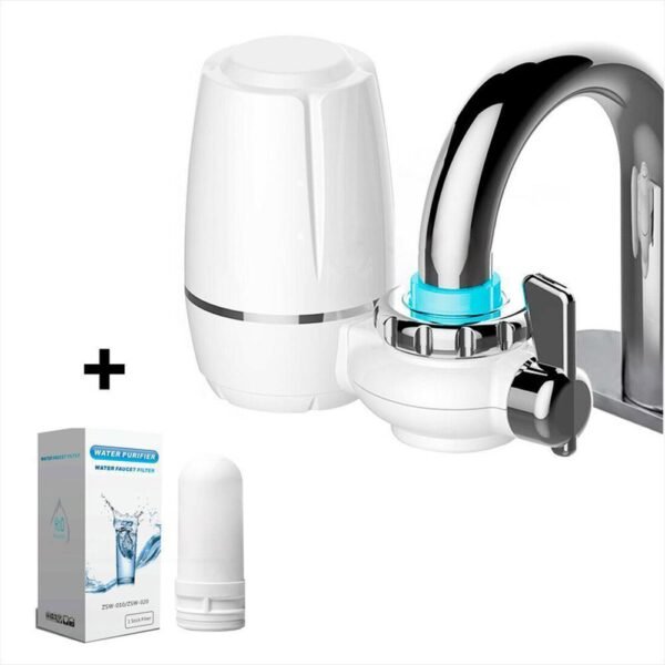 Filtro Purificador De Agua Para Llave Grifo Adaptable + Repuesto