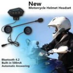 Intercomunicador Para Casco De Moto Auricular Bluetooth Bt 12