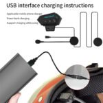 Intercomunicador Para Moto Wireless Bt 12 Ear Phone Stereo - Image 3