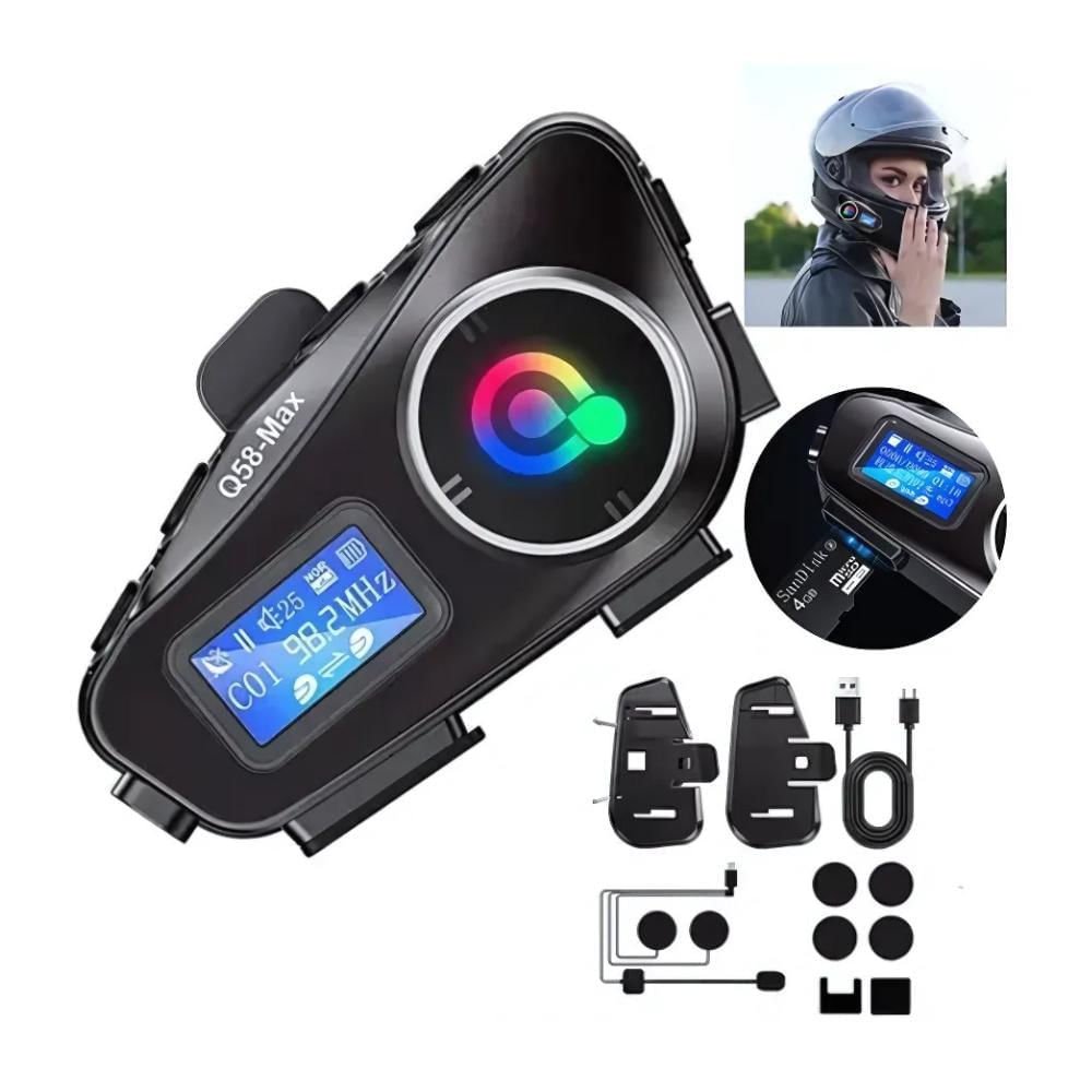 intercomunicador-q58-max-bluetooth-casco-moto-calidad-premium.jpg Intercomunicador Q58 Max Bluetooth Casco Moto Calidad Premium - Image 1