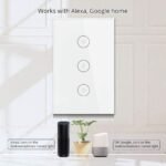 Interruptor Triple Wifi Inteligente Alexa Google Home Wifi (Blanco) - Image 2