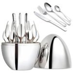 Juego Cubiertos 24 Pcs Huevo Liso Utensilios Prácticos Y Modernos Para El Hogar