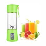 Licuadora Portátil 6 Cuchillas Personal Recargable Usb 380 Ml Color Verde