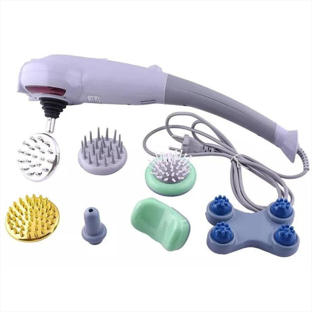 Masajeador Corporal 8 En 1 Magic Massager Color Gris - Image 1