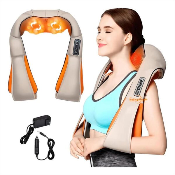 Masajeador Eléctrico Para Cuello Y Espalda Con Calor