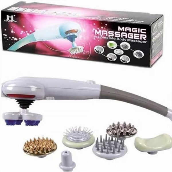Masajeador Magic Massger 8 En 1 Cabezales Profesional