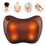 Masajeador Zebbris Almohada Cojín Lumbar Cuello Piernas Beige - Image 2