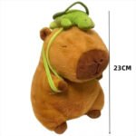 Peluche Capibara Con Mochila Tortuga Suave - Image 3