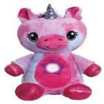 Peluche Star Belly Unicornio Rosado Música Proyector Luces Muñeco