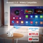 Proyector Hy300 Android Wifi Tipo Cinema Con Control Remoto - Image 2