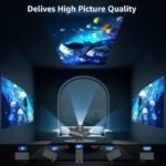 Proyector Video Beam Aubor WiFi 6 5G Bluetooth 10000 Lumens 4K + Apps Instaladas - Image 3