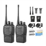 Radio Walkie Talkie Baofeng Bf 888S Uhf X2 Bateria 2800M Ah