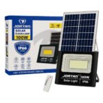 Reflector Solar Jortan 100W Lampara Led Exterior Ip66 Panel