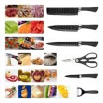 Set Cuchillos Acero Inoxidable Premium Cocina Pelador Tijera - Image 3