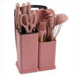 Set De Utensilios De Cocina + Tabla Y Cuchillo - Image 2