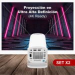 Set X2 Proyectores Portátil Uhd/Fhd 4K Android Inalámbrico - Image 3