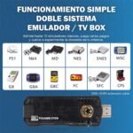 Tv Box + Consola De Juegos 2 En 1 Incluye Dos Controles X8 - Image 3