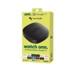 Tv Box Onn 4K Streaming Box, 2 Gb Ram, Google Tv, Con Control De Voz